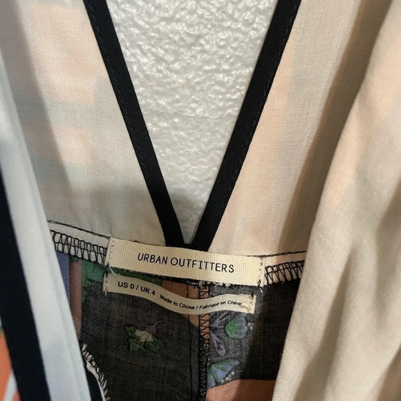 Urban Outfitters Patchwork Multimedia Jumpsuit Orange Green Black​​​​ - Picture 4 of 7